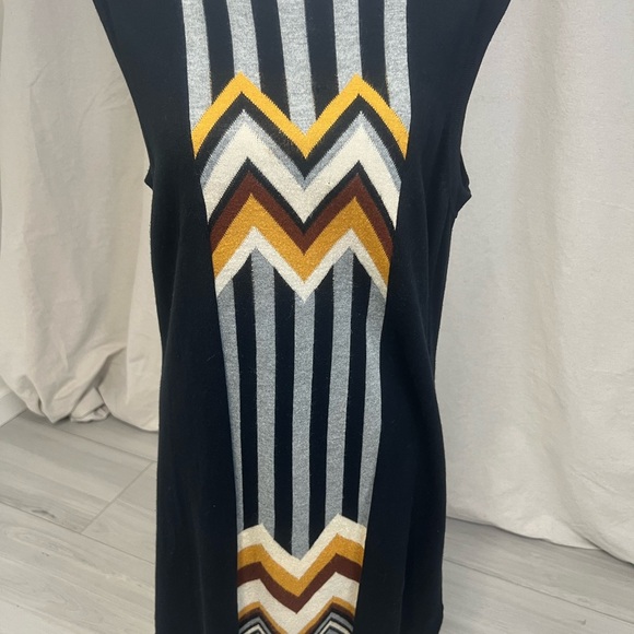 Missoni Target Women's Tunic Dress Retro Mod Chevron Sz L - Picture 4 of 8
